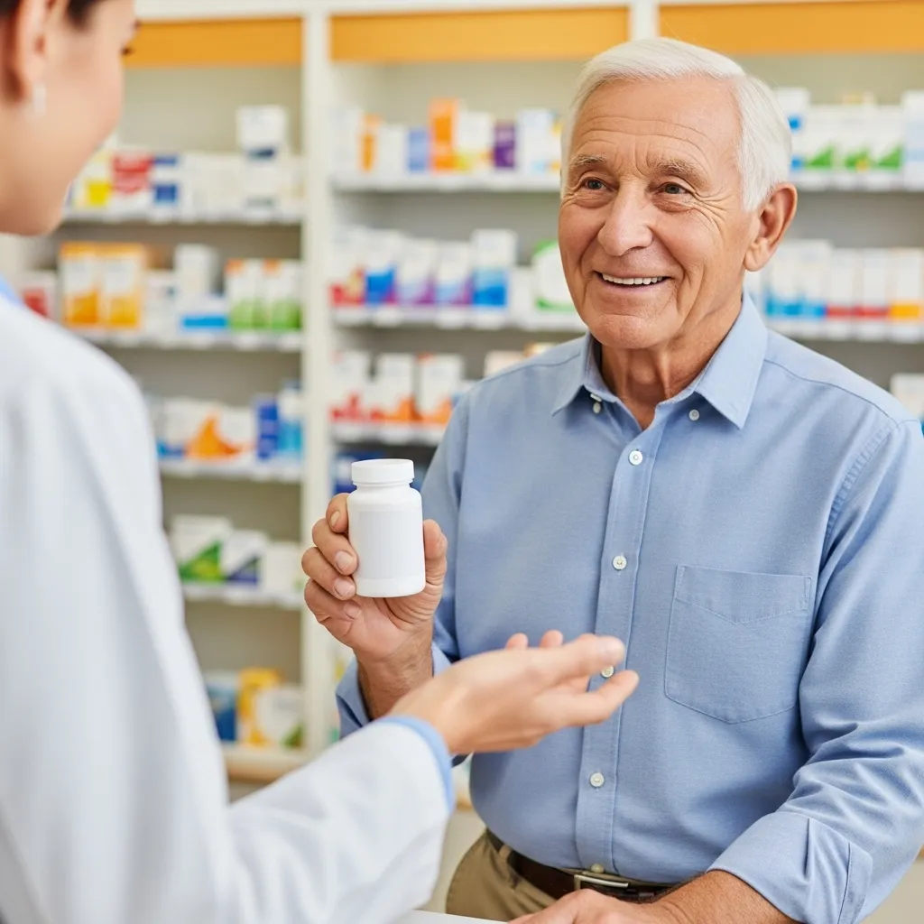 Lab technician working on compounds