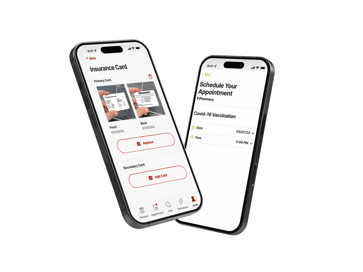 Rx365 Mobile App Interface